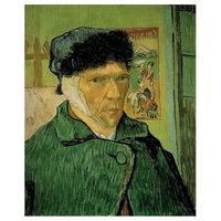 cuadro lienzo impresion digital - auto retrato van gogh - 40x50cm