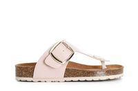 sandalias chanclas de mujer en charol powder