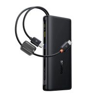 baseus enerfill fc41 100w 73wh 20000mah bateria externa con pantalla digital e cable integrado type-c y type-c fuente d