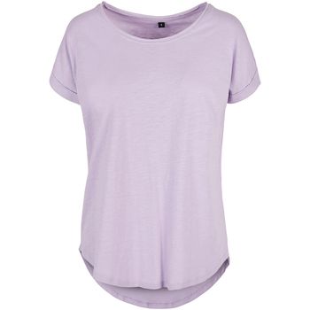 Build Your Brand Camiseta Long para mujer
