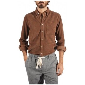 Portuguese Flannel Camisa manga larga Lobo Shirt - Brown para hombre