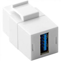 goobay keystone usb 30 hembrahembra blanco