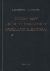 DICCIONARIO CRITICO ETIMOLOGICO 1 A-CA