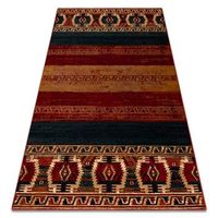 alfombra de lana omega vritti etnico rubi 235x350 cm