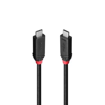 Cable USB4 Gen 3x2 USB C a USB C 1 m 40 Gbit/s Negro Power Delivery 240W para dispositivos compatibles