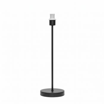 Arm.sobremesa alto cara 1xe27 negro 47x13x13 cm