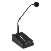 microfono power dynamics pmp m10 cuello de cisne para megafonia 6 zonas poe