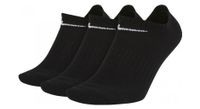 calcetines nike everyday lightweight no show  x3  negro unisex