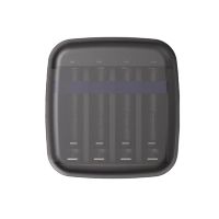 cargador de pilas xtar bc4 usb 4 slots li-ion nimh nicd aa aaa negro