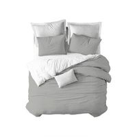 funda nordica vichy gris -  cama150 240x270