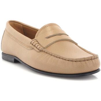 Atlanta Mocassin Mocasines Mocasines Yoki en cuero granulado para mujer