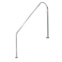 barandilla piscina acceso 2 curvas suelo 3 modelos inox flexinox - 1524mm
