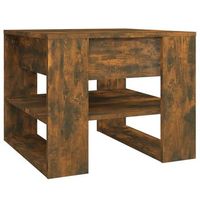 mesa de centrormesa auxiliarrmesa de cafe madera contrachapada roble ahumado 555x55x45 cm
