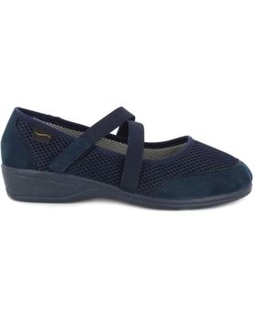 de D`CUTILLAS BAILARINA PARA MUJER DOCTOR CUTILLAS 712 AUTOADHERENTE MARINO