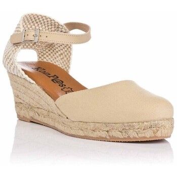 Konp@s Alpargatas Sandalia con cuña - Esparto para mujer