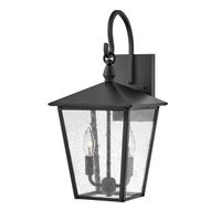 aplique de pared de exterior huntersfield 2 luces