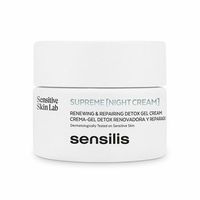 crema antiarrugas de noche sensilis supreme real detox 50 ml