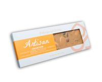 chocolate caramel con naranja almendra marcona y pistacho 125 g