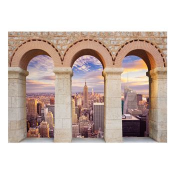 Papel Pintado 3d - Pillars Of The City (250x175 Cm)