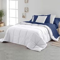 relleno nordico edredon matrimonio  400 gr antiacaros tacto pluma somnihome cama 135 cm total 220x220 cm
