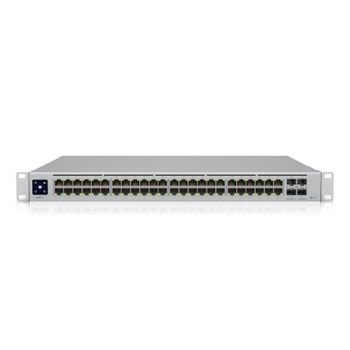 Switch Ubiquiti USW-PRO-48 48 Puertos Gigabit L2/L3 Pantalla Táctil 1U Rack RPS