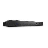 divisor de video lindy 38236 hdmi 4x hdmi 4k ultra hd negro metal