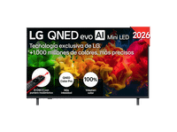 tv qned mini led 50 - lg 50qned81b6c uhd 4k procesador inteligente r7 ai processor 4k gen9 smart tv dvb-t2 h265 negro