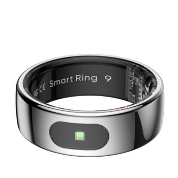 Anillo inteligente Leotec SMART RING KÖR HA Plata monitorización avanzada, talla 11