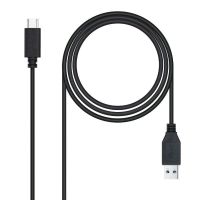 cable nanocable usb 31 gen2 usb-c a usb-a 10gbps 3a 2m negro