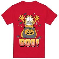 garfield camiseta boo para hombre