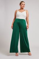 yours london pantalon ancho verde esmeralda mujer curvy y tallas grandes yours london