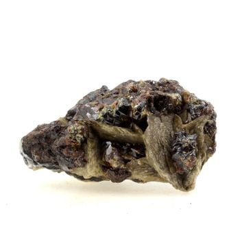 Sphalerita + Siderit - Natural Pierre De France, La Mure, Isère - Cristal Multicolor Raro Y Auténtico | 839.8 Ct - Certificado De Autenticidad