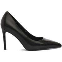 chiconic zapatos de tacon black nappa para mujer