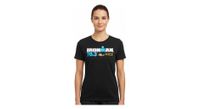 camiseta negra de manga corta para mujer ironman 70 3 francia