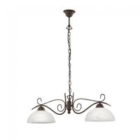 lampara colgante country 2 luces