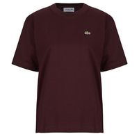 lacoste camiseta t-shirt en coton doux relaxed fit para mujer
