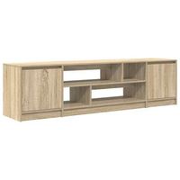 mueble de tv de roble sonoma 1885x41x50 cm madera ingenieria vidaxl
