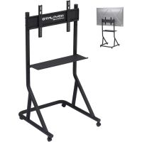 gtplayer soporte monitor simulador altura ajustable 32-65 pulgadas con ruedas