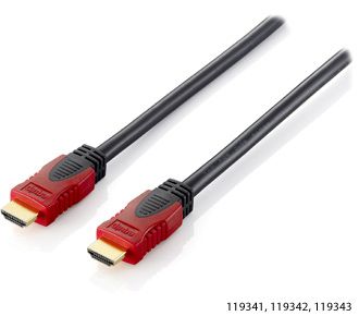 Equip 119341 cable HDMI 1 m HDMI tipo A (Estándar) Negro, Rojo