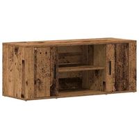 mueble de tv  mueble de salon  gabinete de tv madera vieja 100 x 35 x 40 cm