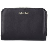 calvin klein jeans cartera ck puller medium flap zip around lv04f1075g para mujer