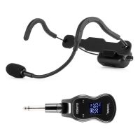 microfono vonyx wsh20 inalambrico uhf con diadema y receptor compacto