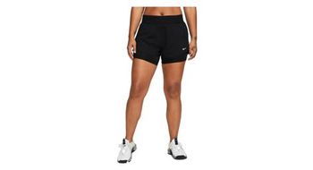 Pantalon corto nike dri fit one 3in 2 en 1 negro  mujer