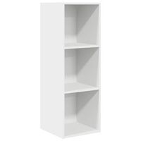 mueble de pared para tv  muebles de salon madera contrachapada blanco 37x37x107cm cfw39276