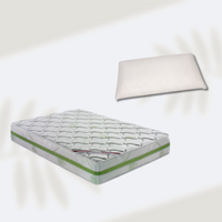 colchon viscoelastico modelo aloe vera 90 x 190 x 26cm tejido aloe vera - regalo almohada visco
