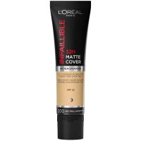 loreal paris infallible 32hr matte cover foundation 35ml various shades - 200 golden sun