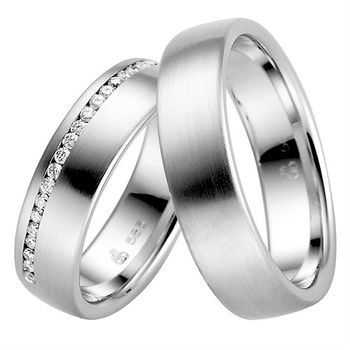Alianzas oro blanco 6mm