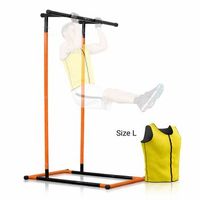pack estacion de dominadas fitness con guia de ejercicios y chaleco deportivo sauna hombre l innovagoods