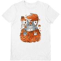 ilustrata camiseta manga larga my neighbour autumn para mujer