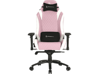 silla gaming - newskill neith zephyr reposabrazos 4d hasta 150 kg cojin cervical y lumbar rosa